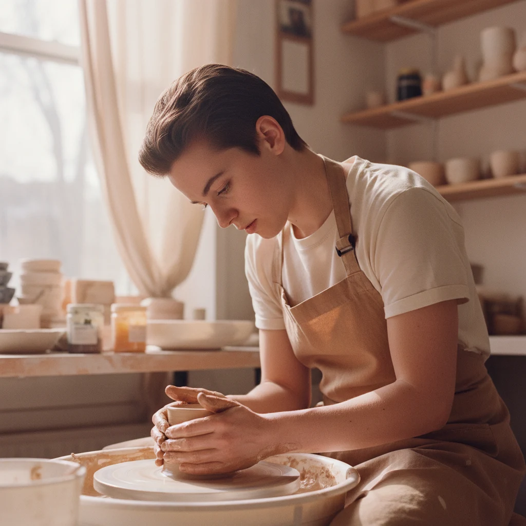 Coloration végétale, nuances chaudes.